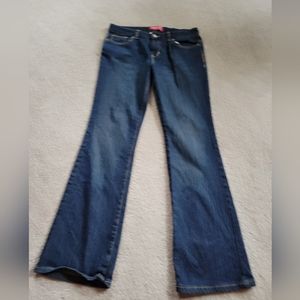 Girls Old Navy BootCut Jeans Size 12 Plus  Button Elastic waistband LOOK